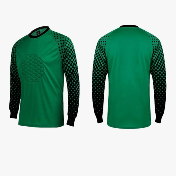 CATERTO Men's Football Goalkeeper Foam Padded Jersey Shirt - 2XL NWT - Picture 1 of 5